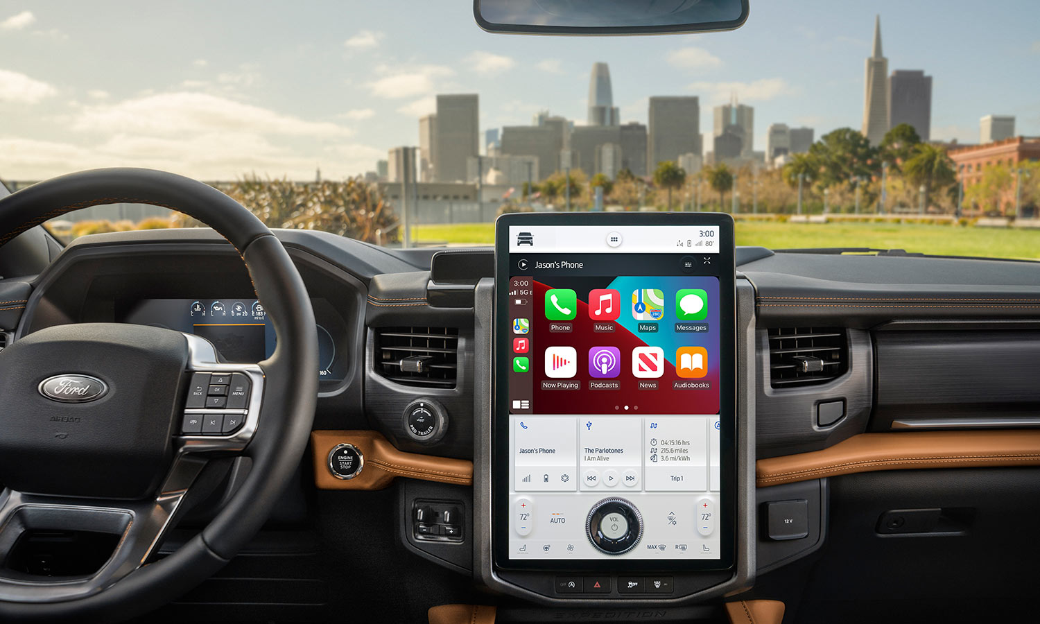Ford Expedition tiene tecnología de otro nivel, SYNC®4 con Apple Carplay®, Android Auto®, AppLink® con Pantalla Táctil de 15.5